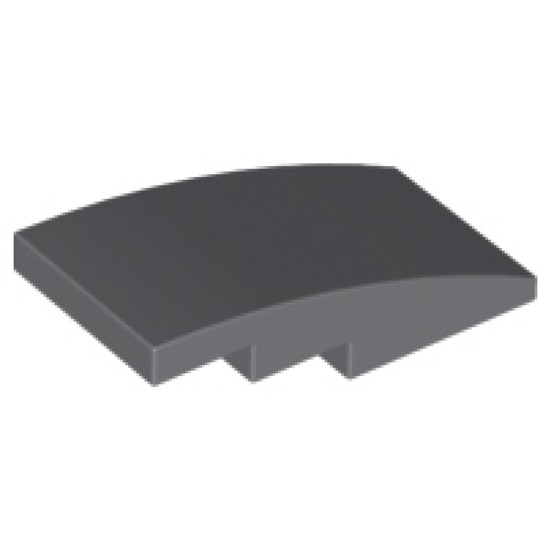 Dakpan, Gebogen 4x2 Dark Bluish Gray